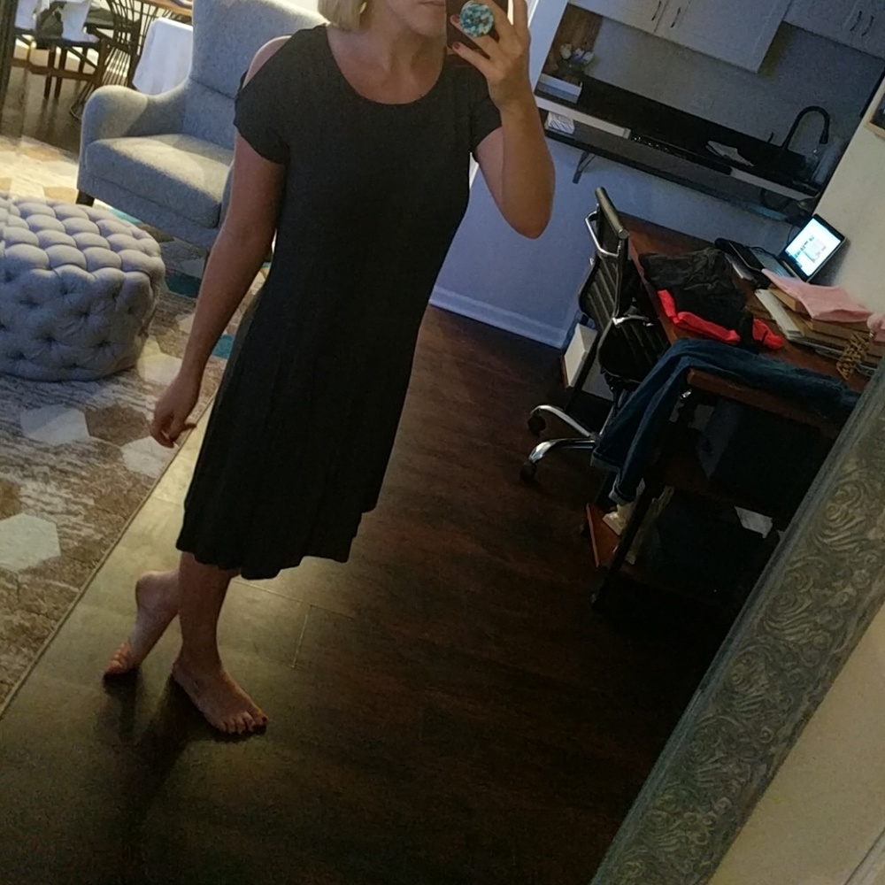 Long grey dress